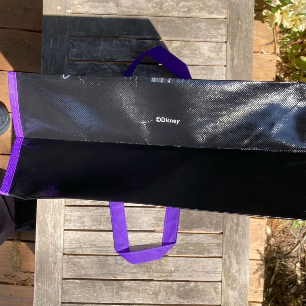 Disney Jack Skellington Spider Web Purple Black Tote Bag New